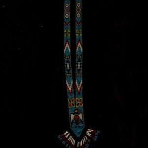 Vintage Indian Beaded Necklace